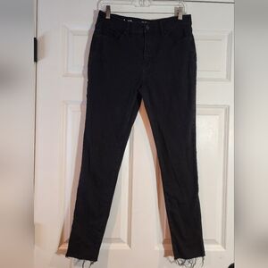 A.n.a High Rise Stretchy Black Skinny Jeans Size 8